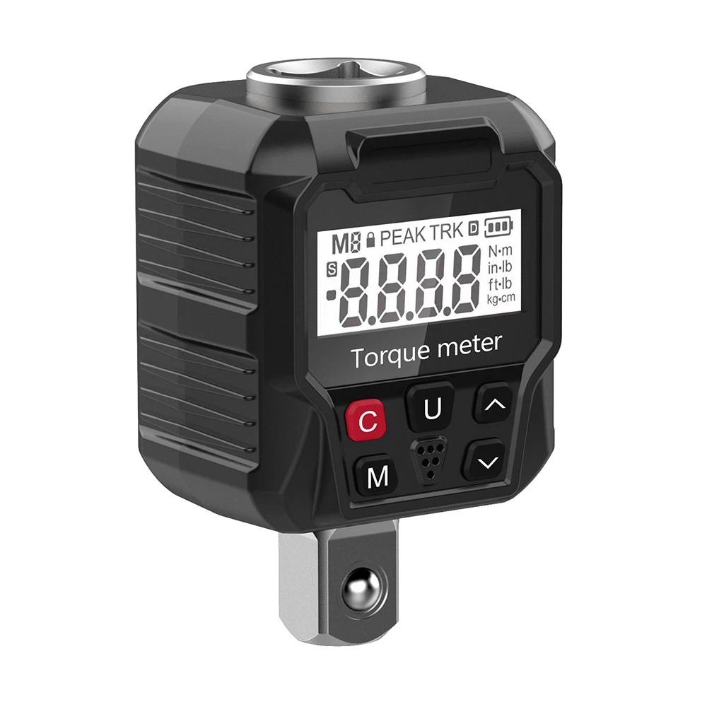Hochpräziser digitaler Drehmomentschlüssel 1/4'' 3/8'' 1/2'' Elektronischer Drehmomentschlüssel Drehmomentadapter Fahrrad- und Autoreparatur-Handwerkzeugset – Detail 11