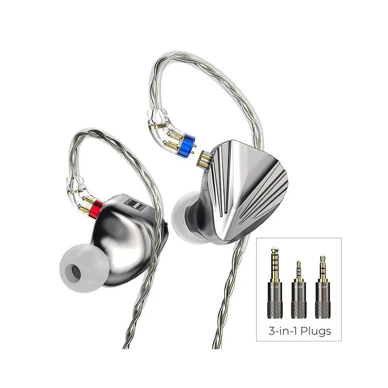 

CVJ Kumo 16 BA in-Ear Monitors Balanced Armature Wired with Tuning Switch Cancelling HIFI Earbuds Bass Headset