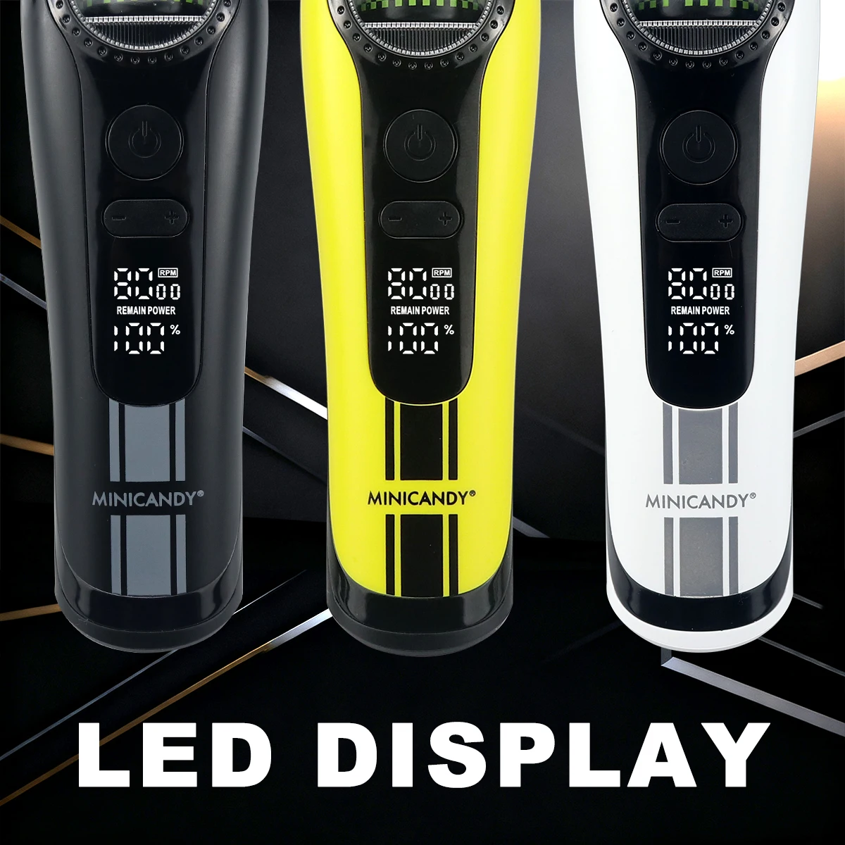 JUCAI MINICANDY F2 مقص الشعر المهنية للرجال الخارجية الدوار فرش السيارات 0 مللي متر قاعدة شاحن المتقلب التشطيب آلة