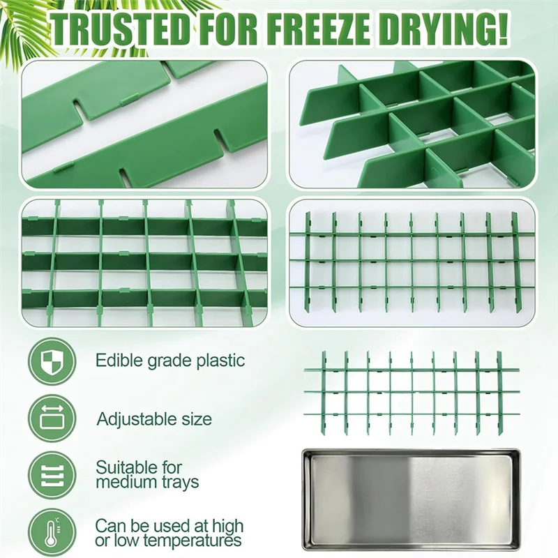 

【Любины любимые】5 комплектов лотка для сублимационной сушилки для урожая правая сублимационная сушилка для фруктов и овощей, сублимационной еды, лоток для конфет, разделенный