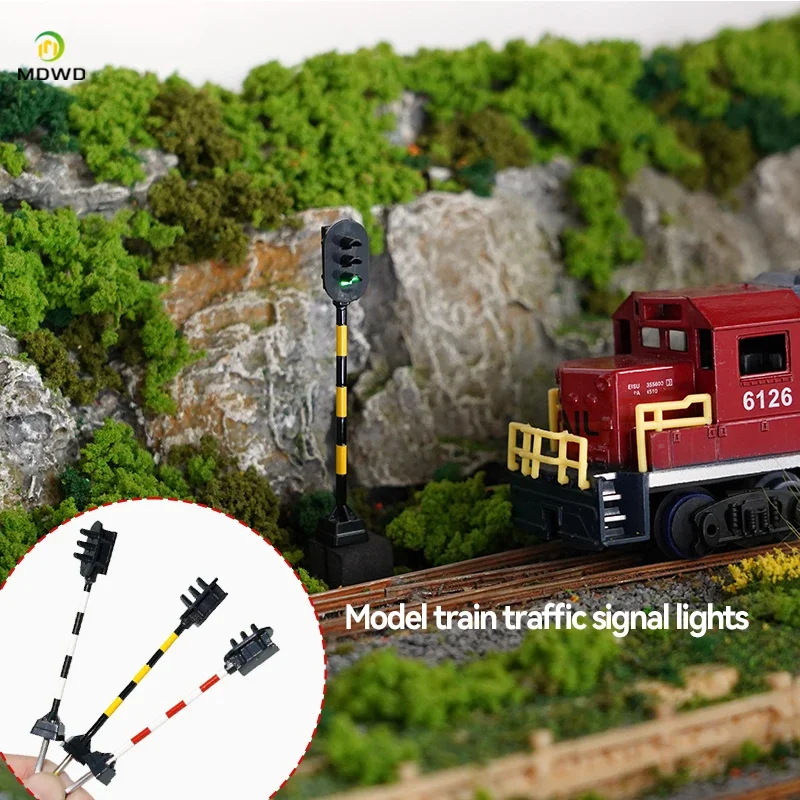 5 stks 3 v/12 v Modelspoor OO HO Schaal 1:87 1:75 Blok Signaal Rood Geel Groen Verkeerslichten LEDs