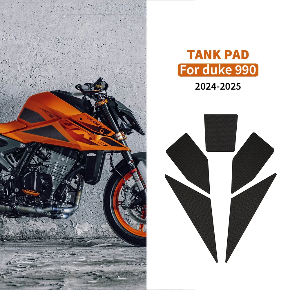 

Накладка на бак DUKE 990 для Duke 990 DUKE 990 2024-2025, наклейки на мотоцикл против царапин, накладка на бак, нескользящая боковая резиновая наклейка