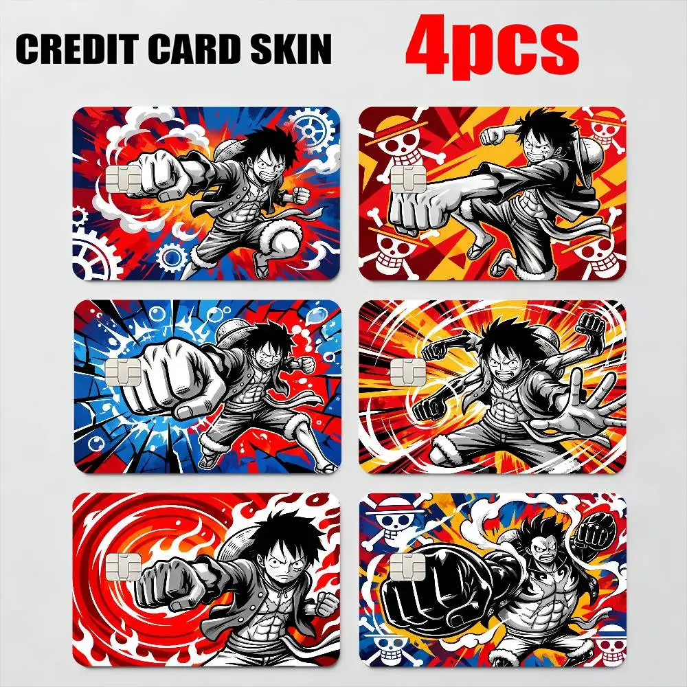 

MOTORCYCLE stickers MOTORCYCLE ONE PIECE LUFFY ZORO SANJI ACE NAMI Card Skin Sticker For Debit Credit Card