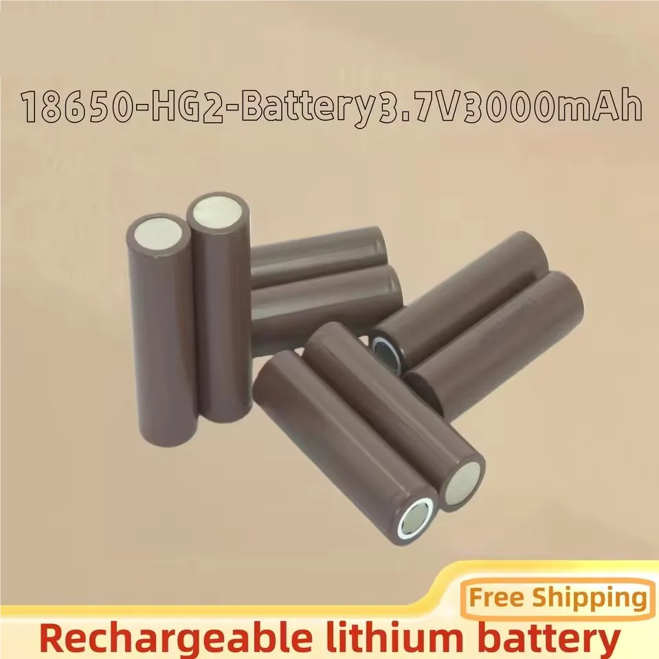 

Compliant Daweikala HG2 18650- 3.7V - 3000mAh 20A Flat Top, Ideal for Outdoor RC Drones & Angle Grinders