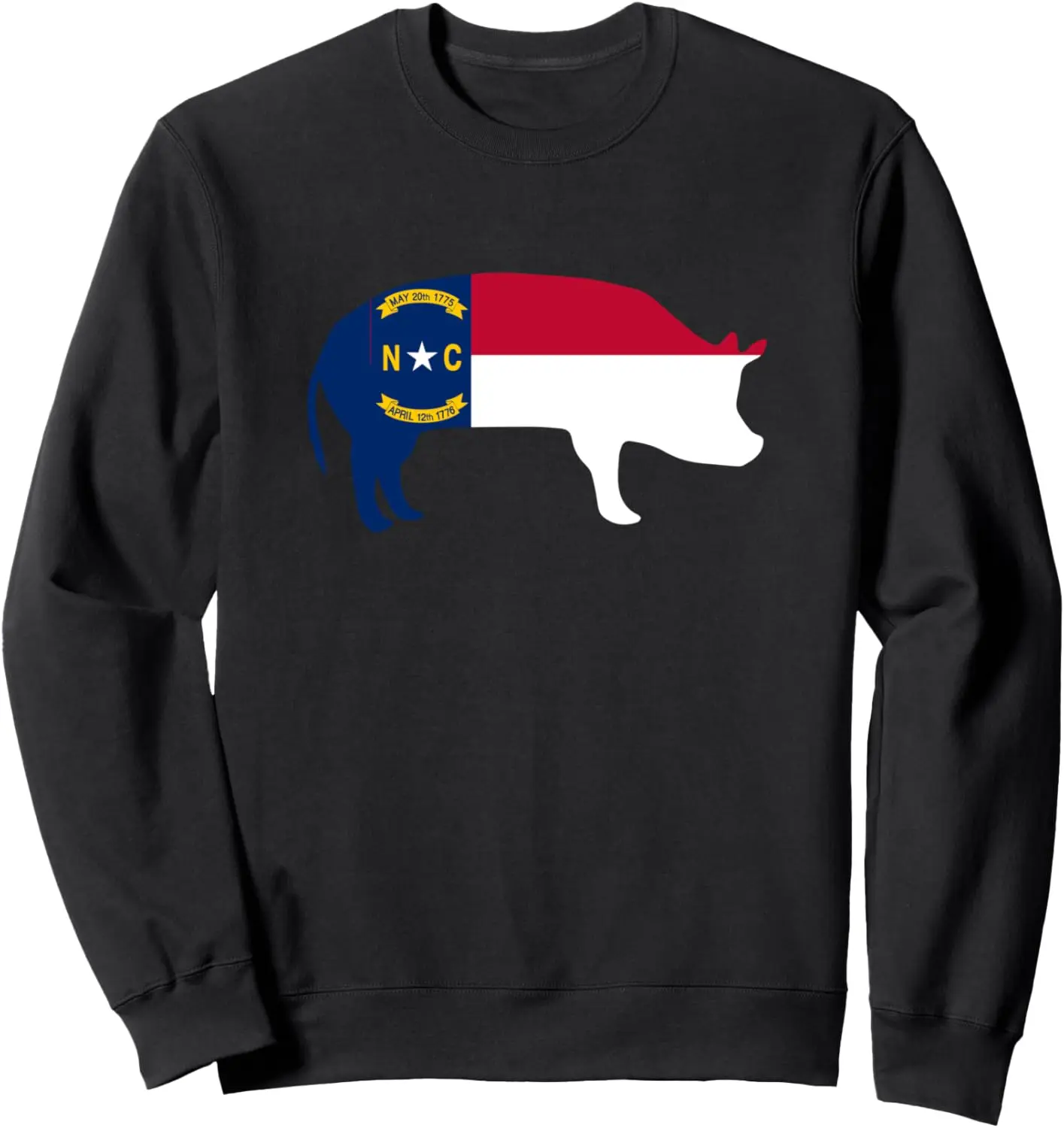 North Carolina BBQ Pork Barbecue Capitol Funny Sweatshirt