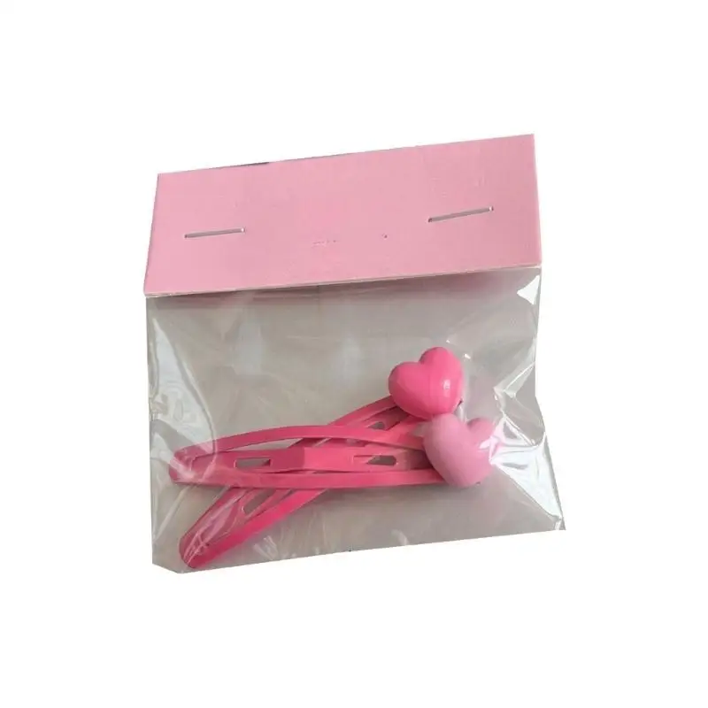 652F Pink Series Hairpins Hot Girls Star/ Heart/ Rabbit Hair Clip Spring Summer Hair Clip for Woman Ponytail Hair Clip