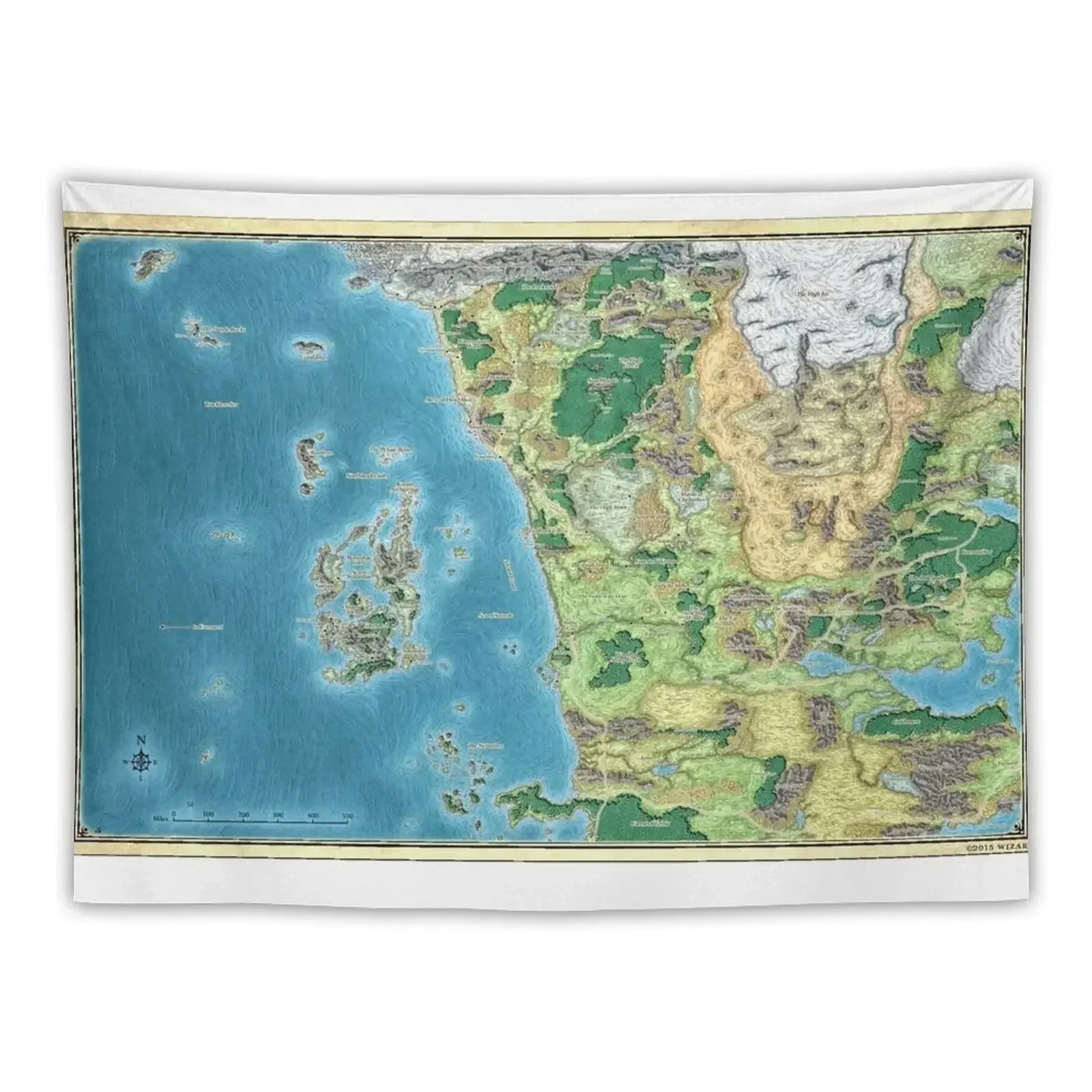 

Faern map Tapestry Decoration Room Wall Decorations Tapestry