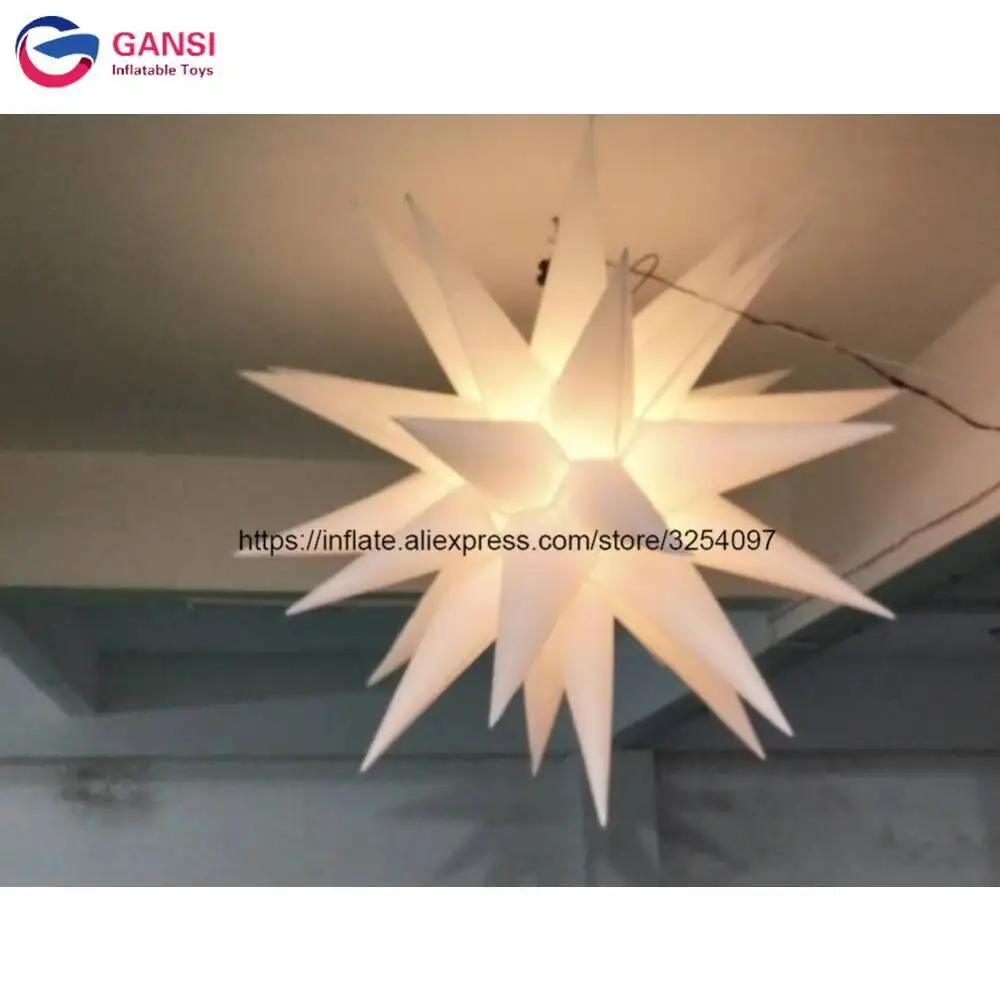 

Advertising Oxford Cloth Inflatable Lighting Stars Led Inflatable Star For Party Event