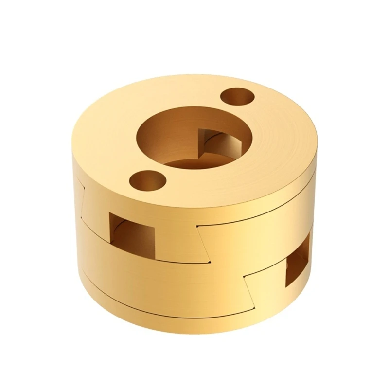 A9LC T8 Round Brass Coupling for VzBoT 3D Printer Accessories T8 Z-axis Screw