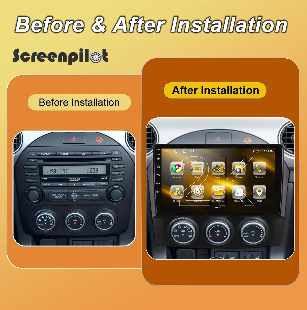 Android 16 Car Radio Stereo For Mazda MX-5 MX5 III 3 NC 2008 2009 2010-2015 2K QLED Multimidia Player GPS Carplay Android Auto