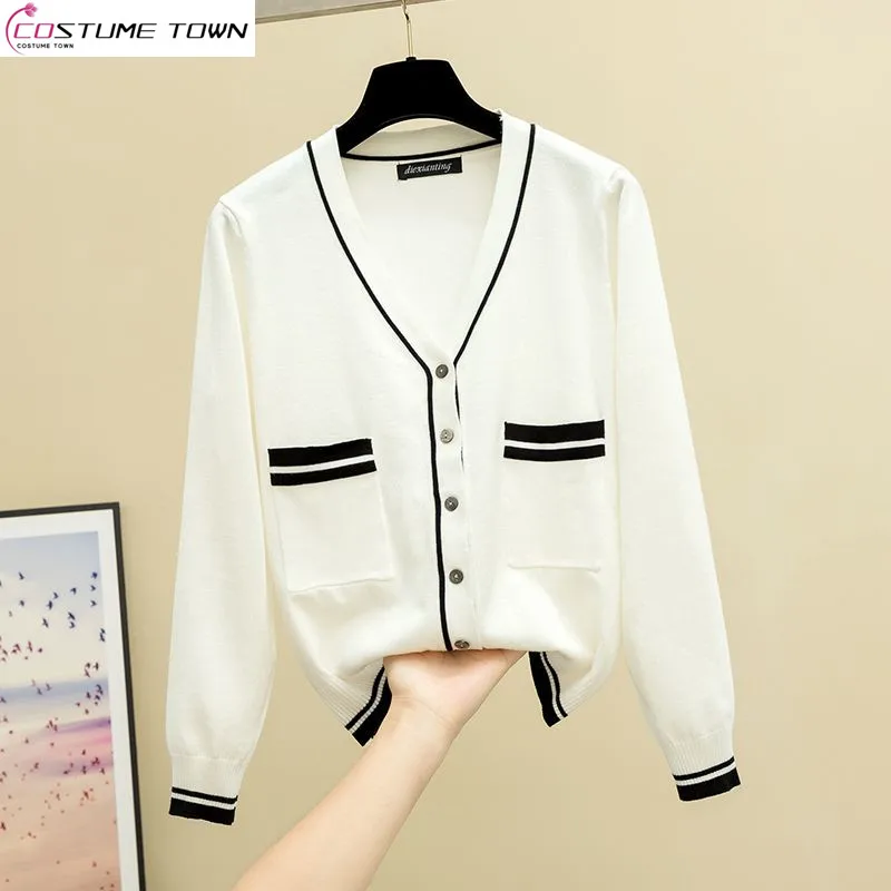 

2023 Autumn and Winter New Cardigan Coat Women's Knitted Sweater Top Spring Wear Women's Fashion Coat Trend