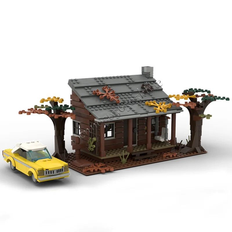 598 قطعة MOC شخصية الفيلم الشهيرة غرفة نموذج اللبنات تقنية الإبداعية المرآب الطوب ألعاب أطفال هدايا للأطفال