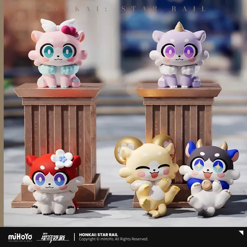 [Genuino] juego Honkai Star Rail Chimera Mini muñecas de dibujos animados Anime Cosplay accesorios Diy modelo tarro de almacenamiento regalos de navidad de Halloween