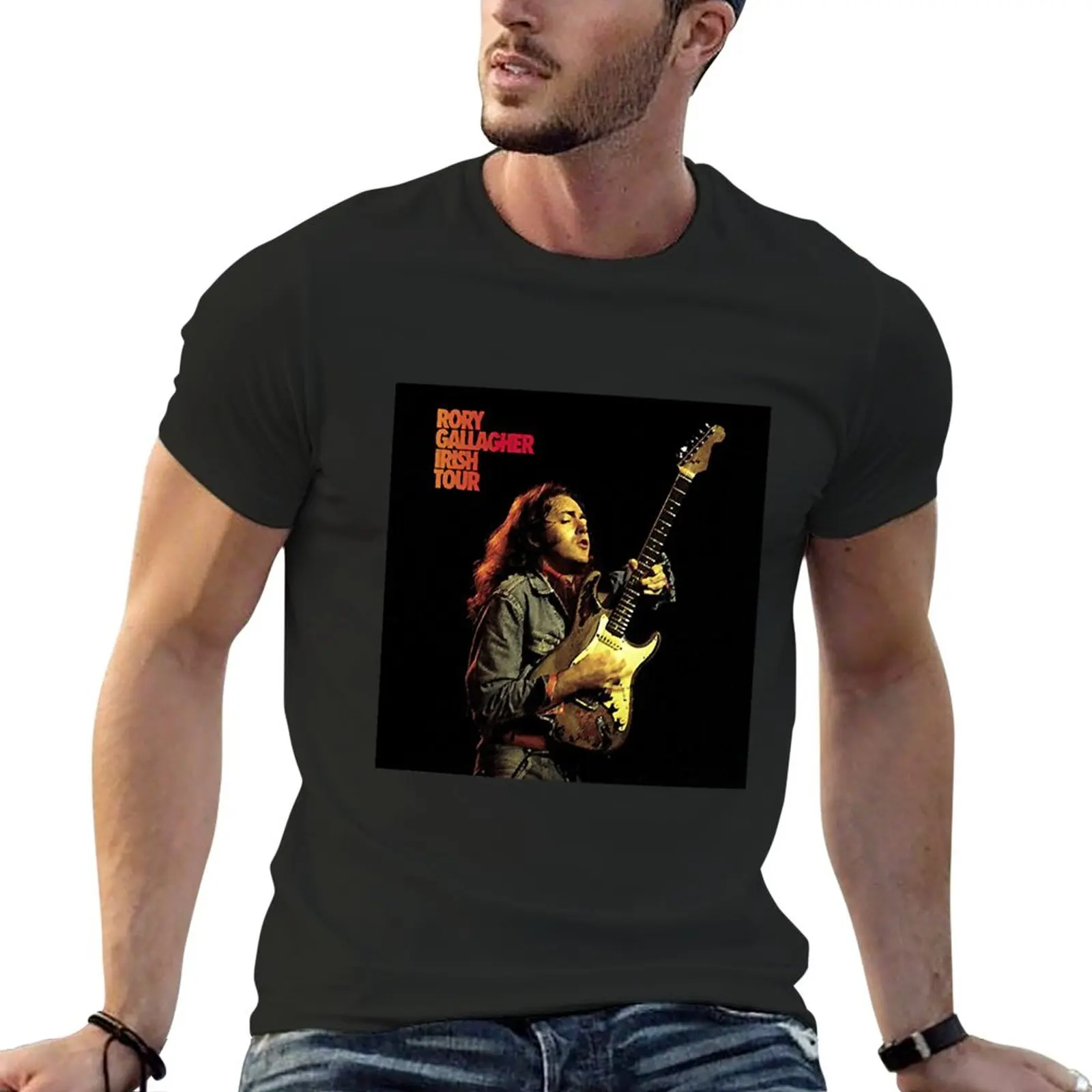 New Rory Gallagher Irish Tour T-Shirt plus size tops Anime t-shirt funny t shirts mens graphic t-shirts hip hop