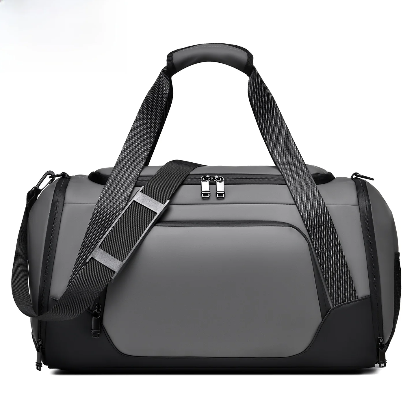 benzhou-kangaroo-large-capacity-travel-bag-fitness-sports-handbag-black-business-trip-luggage-bag-unisex-casual-backpack