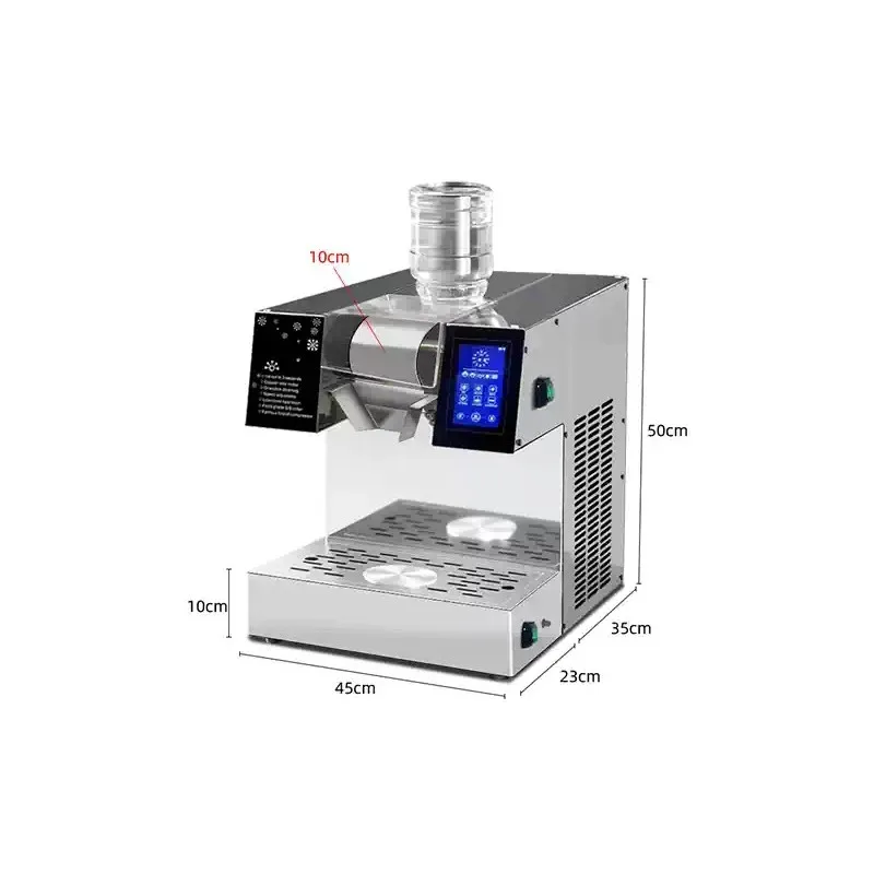 Snow Machine, Full Automatic Milk Snowflake Bingsu Maker For Restaurant, Cotton Ice Shaver   1pcs