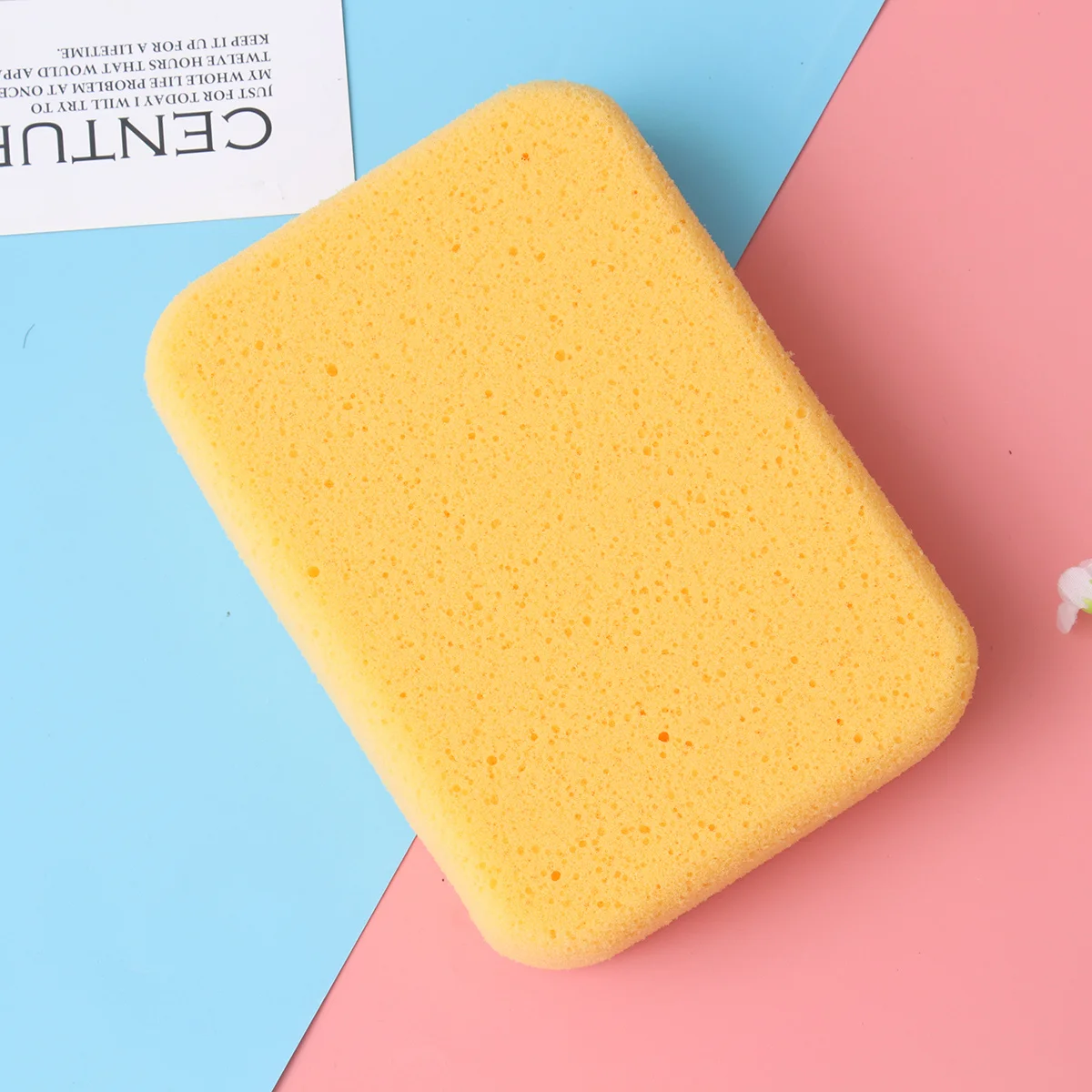 4 pcs Car Wash Sponges High Density Reusable Porous Sponge For Vehicle Polish Cleaning Bike Office Household Wash Tools