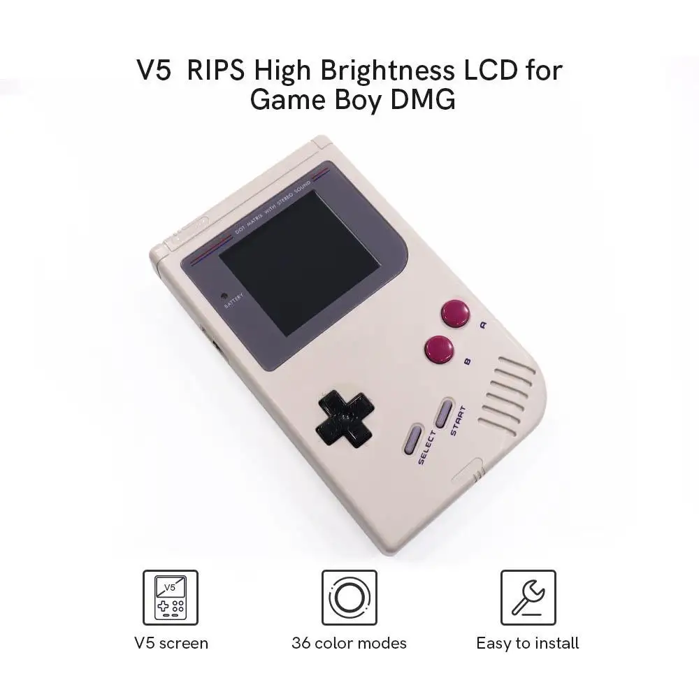 Original Highlight Backlit GB Thick Machine Non Gba Gbp Gbc Gbl Game Console