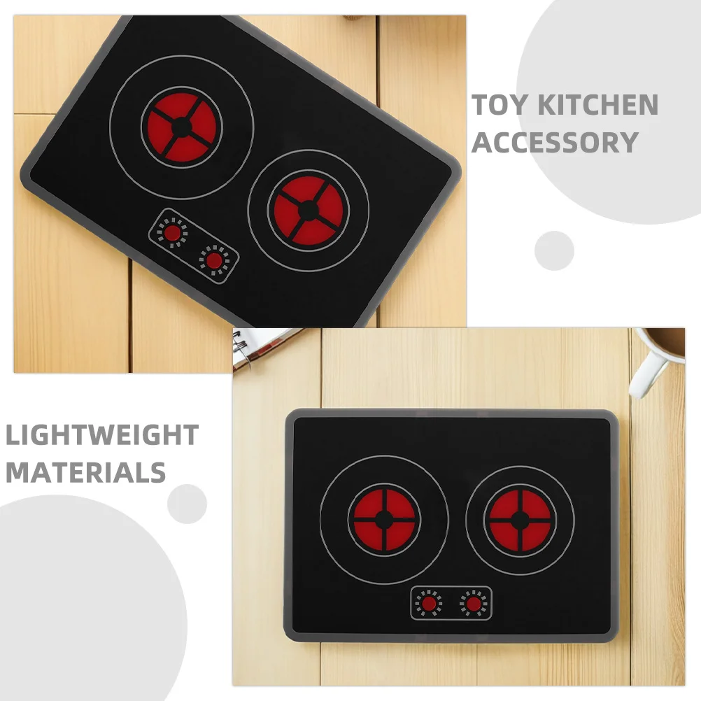 2 szt. Dziecięca kuchenka indukcyjna do zabawy, realistyczne dźwięki i efekty świetlne, akcesoria do zabawy w gotowanie, kreatywna gra kucharska