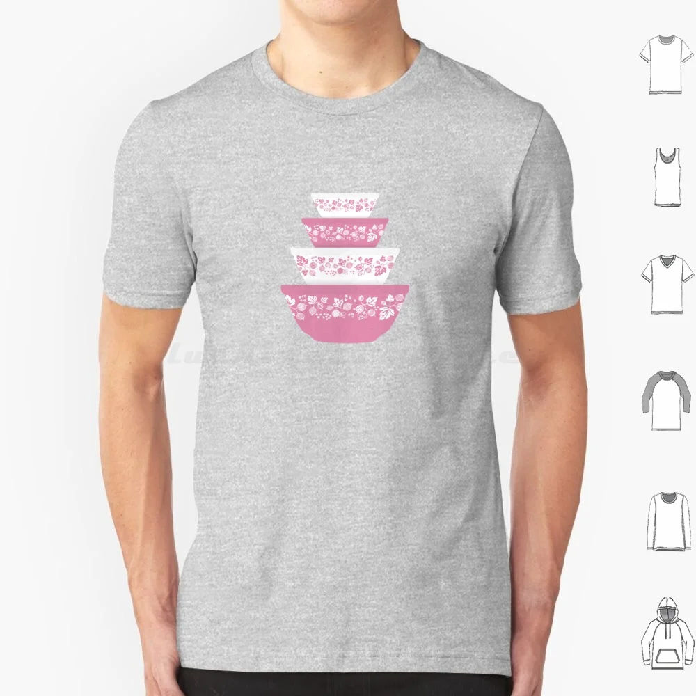 Camiseta Pyrex Gooseberry talla grande 100% algodón Gooseberry Gooseberry patrón Gooseberry Pyrex Gooseberry cuencos Vintage