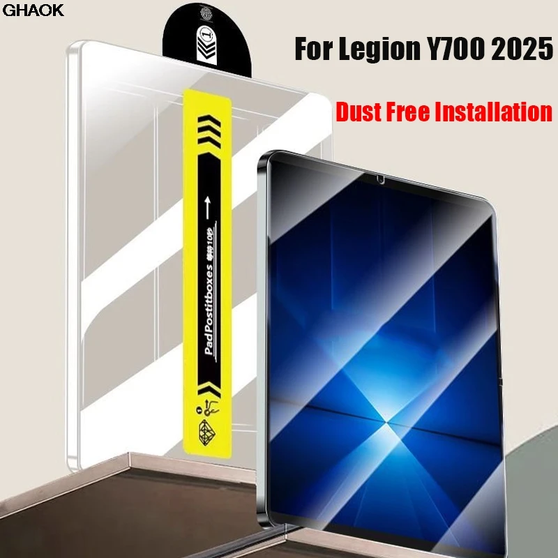 Easy Install Screen Protector for Lenovo Legion Y700 2025 4th 8.8 Tempered Glass Dust Free Installation HD Anti-scratch Film 1PC