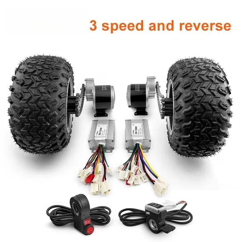 10 Inch Off-road Wireless 700W Geared Motor Chain Drive Reversable Electric Sand Off-road Vehicle Wagon