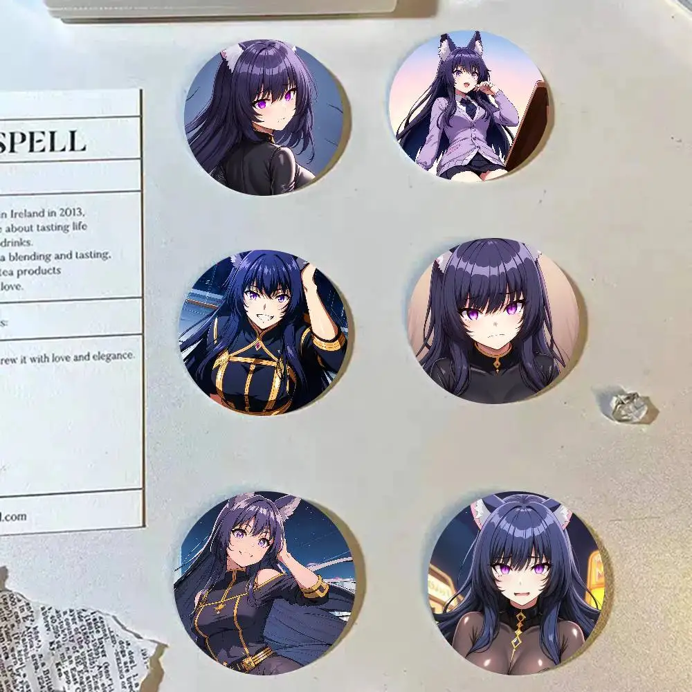 Delta Anime The Eminence In Shadow Cartoon Style Badge Brooches On Backpack Decoration Round Enamel Pins For Accessorys