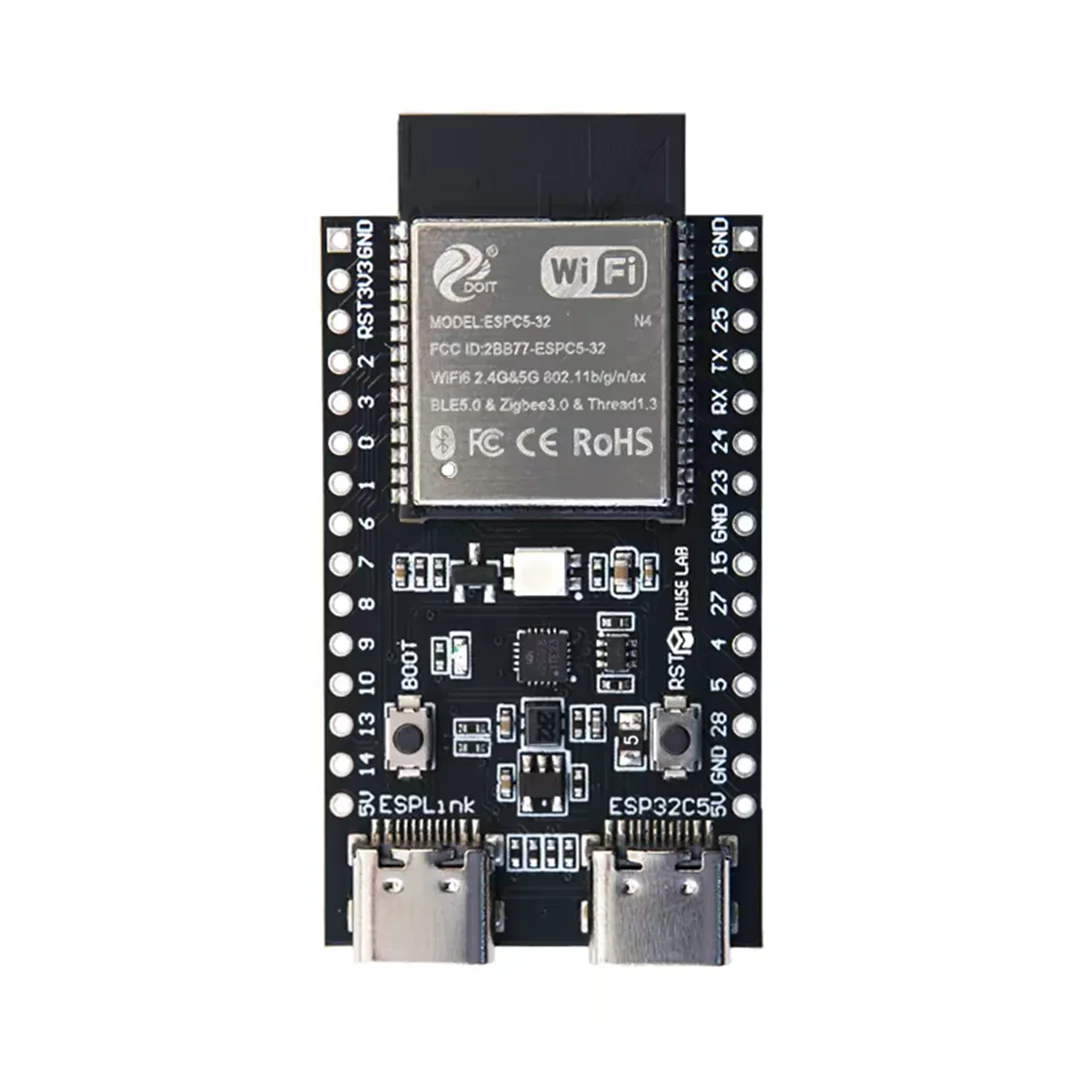 

Плата разработки NanoESP32-C5, основная плата ESP32-C5, RISC-V Lexin, 5G WiFi 6, Bluetooth BLE
