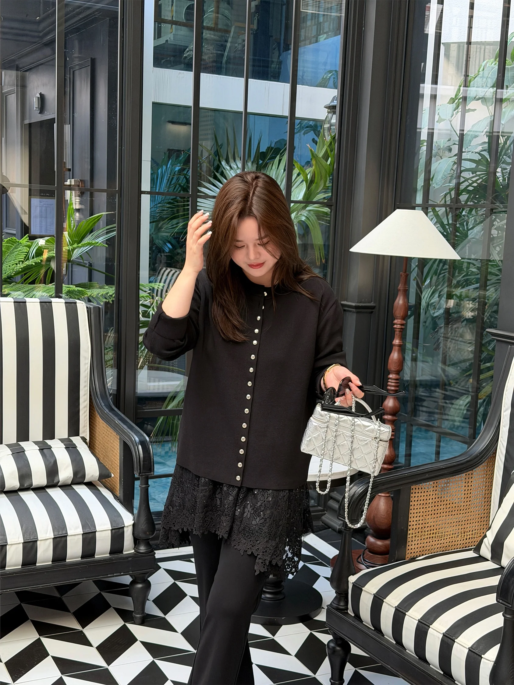 

Кардиган женский JiJi Private Collection Ice Hemp Quadric 460г, 14-игольная вязка, с объемным 3D-эффектом, модель MK14140