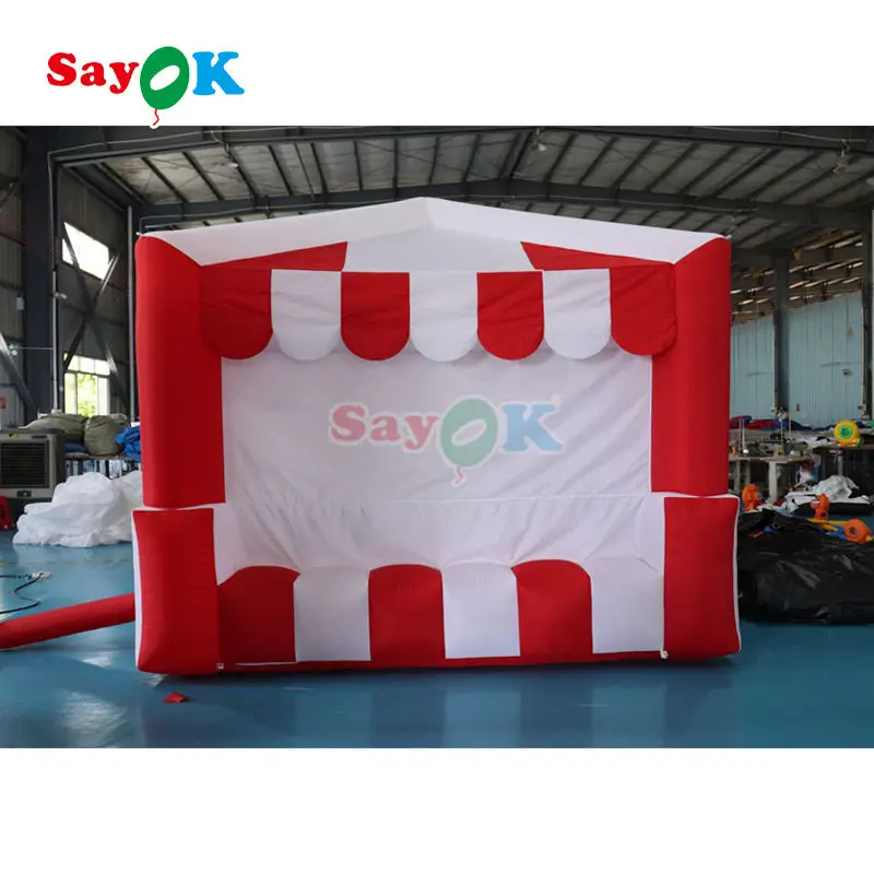 Portable Inflatable Food Ticket Stand Booth Inflatable Kiosk Tent For Outdoor Advertising Promotion Events Show