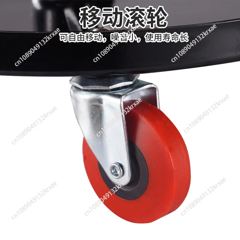 Adjustable Height Heavy Duty Roller Seat Car Repair Aids Crawling Mechanical Stool Workshop