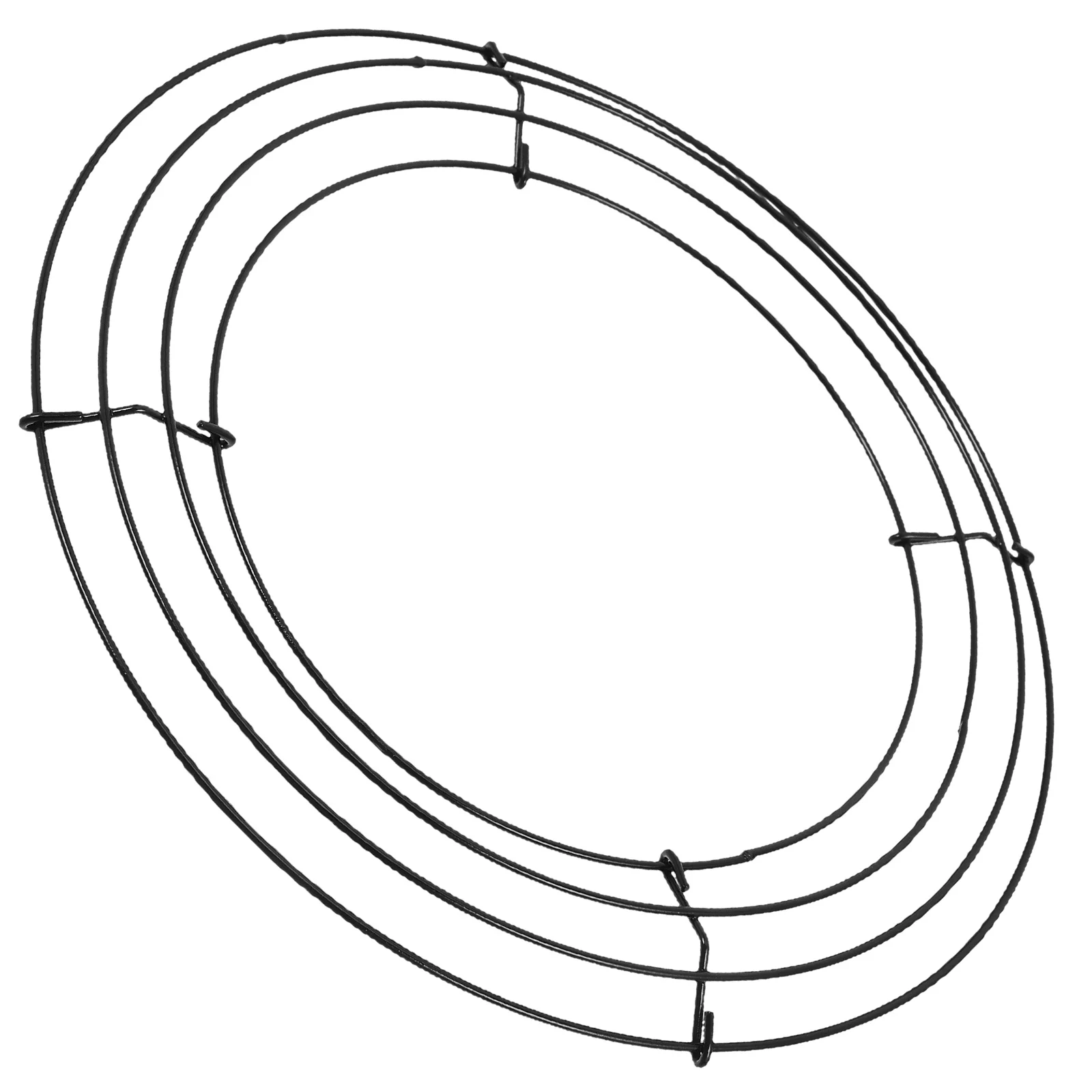 

Round Wire Wreath Form Wrought Iron Garland Frame Balloon DIY Decor Accessory Forms Crafts