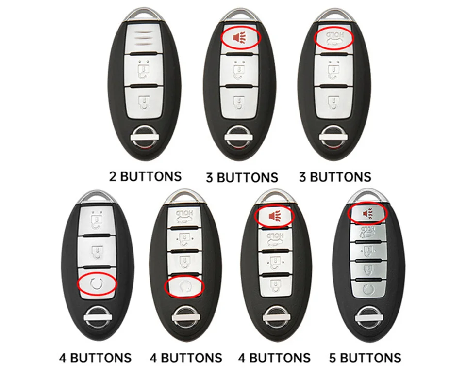 Juste de clé de voiture pour Nissan, Juke LePG, Micra K12, Note Patrol, Qashqai J11, J10, Tiida Versa, X-Trail, Xtrail, T32, MF Iti