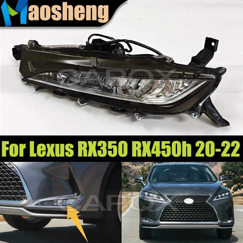 

Car Front Bumper Fog Lamp Light For Lexus RX350 RX350L RX450h 2020 2021 2022 Turn Signal Light