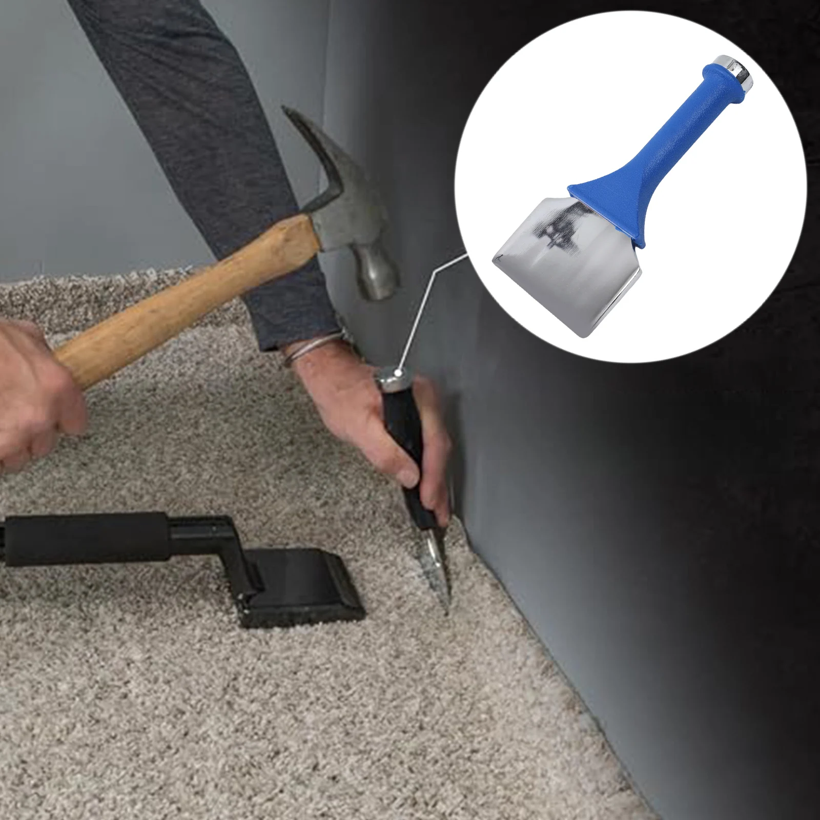 Heavy Duty Carpet Tool Bolster Chisel Comfort Control Forged Chrome-plated Steel Carpet Installation For Carpet Installation