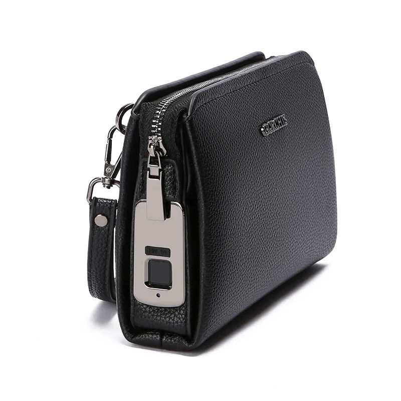 Men's handbag three digital password lock anti-theft large capacity handbag business high-grade men's bag