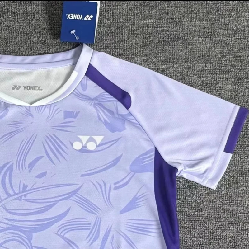 YONEX Badminton Suit Tennis Quick-drying Top Short-sleeved T-shirt Sweat-absorbing Deodorizing Breathable - view 5