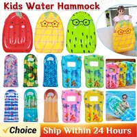 Water Hammock Children Swim Ring Tube Water Inflatable Surfboard For Kids Swimming Circle Floating Pool Bathtub Water Equipment