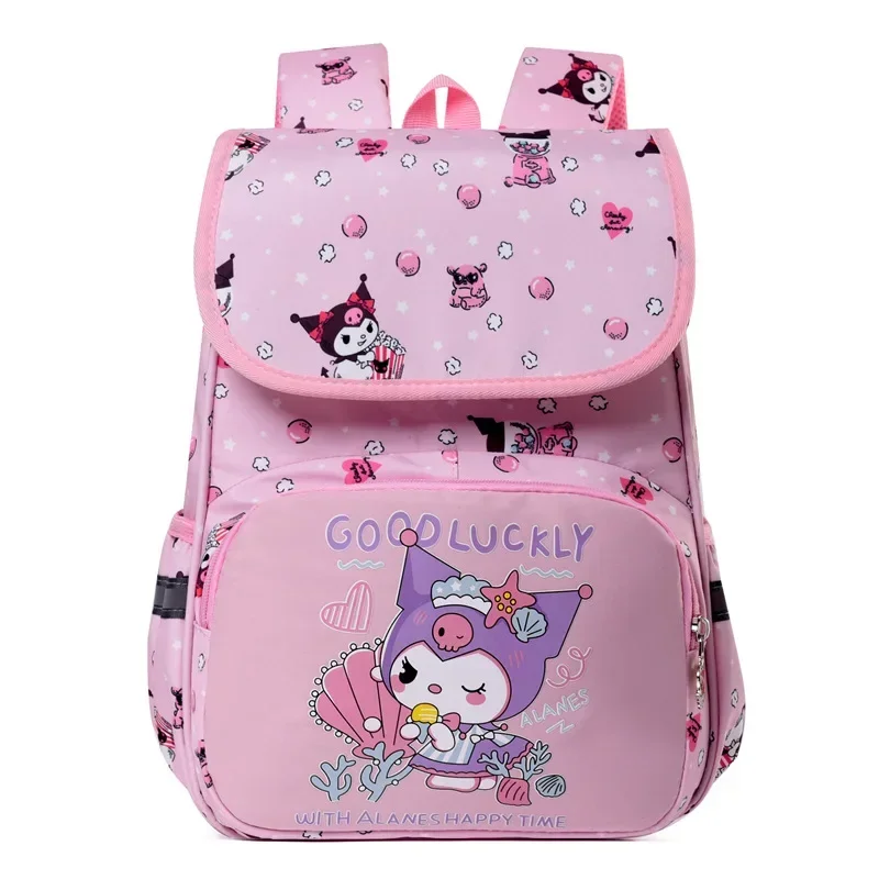 

student backpack cute cartoon boys and girls shoulder bag Sanrio hello kitty kindergarten schoolbag kuromi handbag