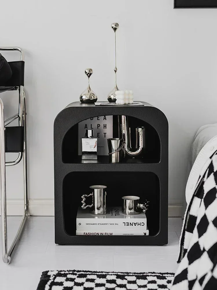 

Bedside Tables Modern Storage Cabinets Wooden Nightstand for Bedroom Two Color Options Small Lockers Bedroom Nightstand