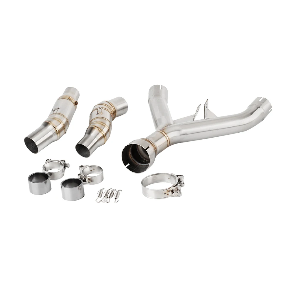 For Kawasaki Z1000  / SX /  Ninja 1000  2010-2020   For Ducati Hypermotard    Motorcycle Exhaust Header Link Pipe Slip-on