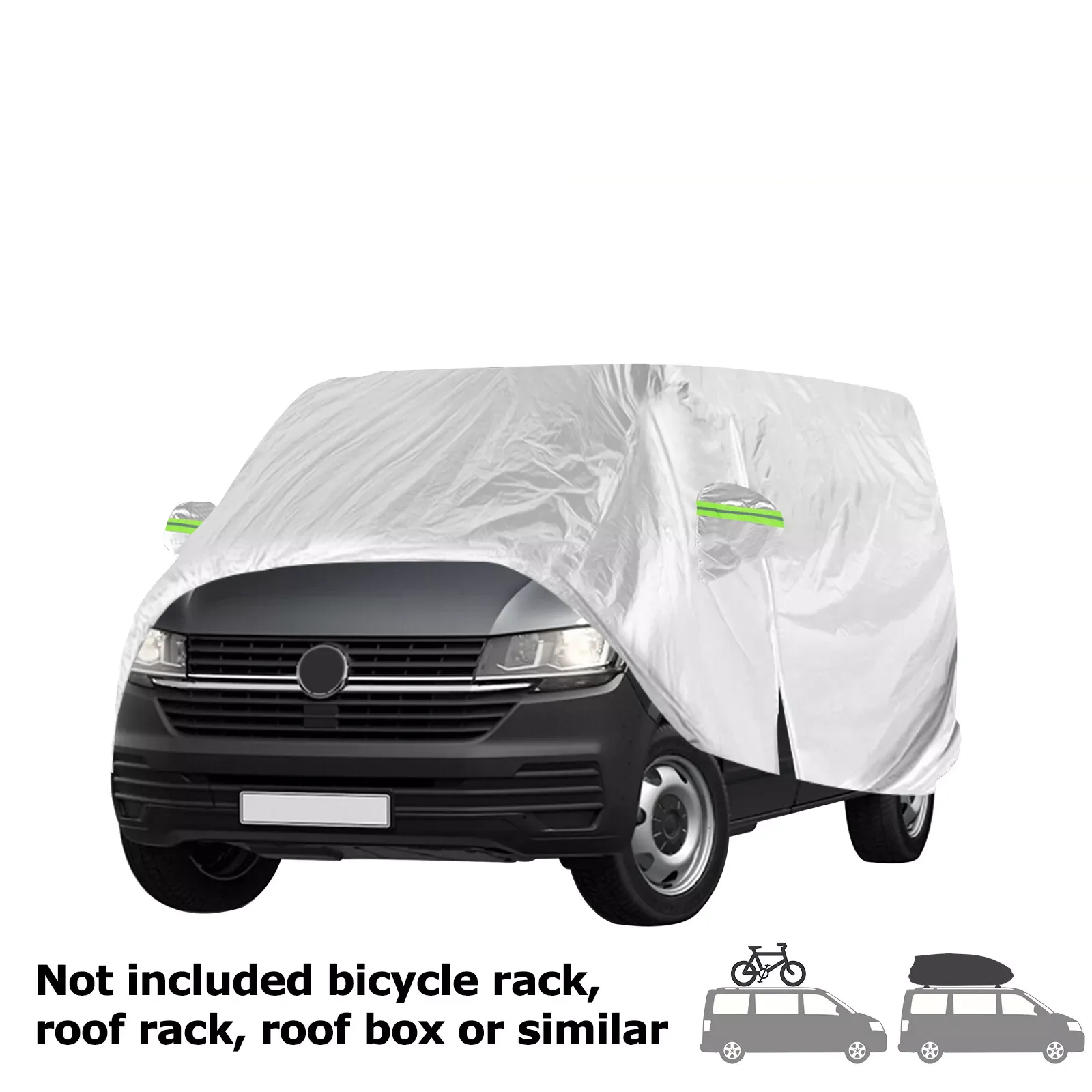 غطاء لشركة فولكس فاجن الناقل T3 T4 T5 T6 غطاء سيارة كامل في الهواء الطلق مقاوم للماء الشمس المطر الثلوج الغبار مقاومة حماية UV غطاء سيارة