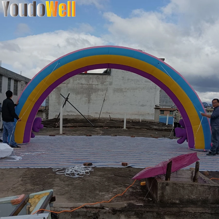 Evil Color Semi -Circular Arched Activity Amusement Park Activities Colorful Color Advertising Rental