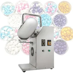 Candy Polishing Machine Small Commercial Automatic Household Tablet Coating Machine Food Processing Sugar Coating Machine