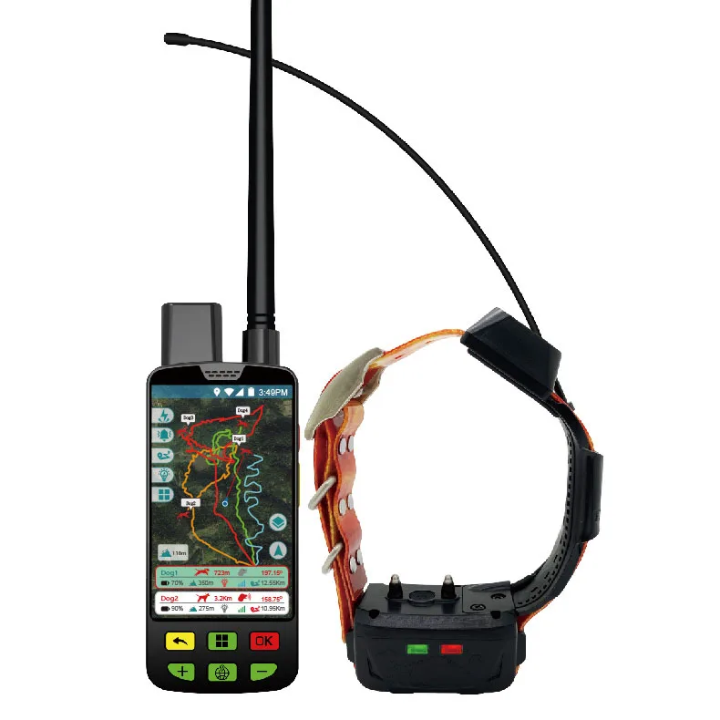 Rastreador GPS para Perros Eseek 4G/Wifi, IP67, Antipérdida, Impermeable, Collar GPS Localizador de Mascotas con Dispositivo Portátil