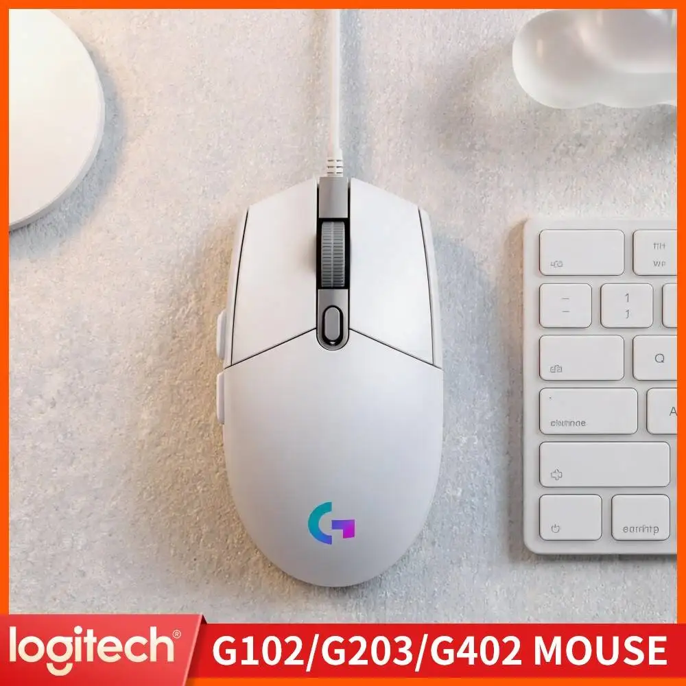 Logitech G203 LIGHTSYNC Wired Gaming Mouse Stable USB Connection Smooth Tracking Ideal For FPS RPG Online Game Modes