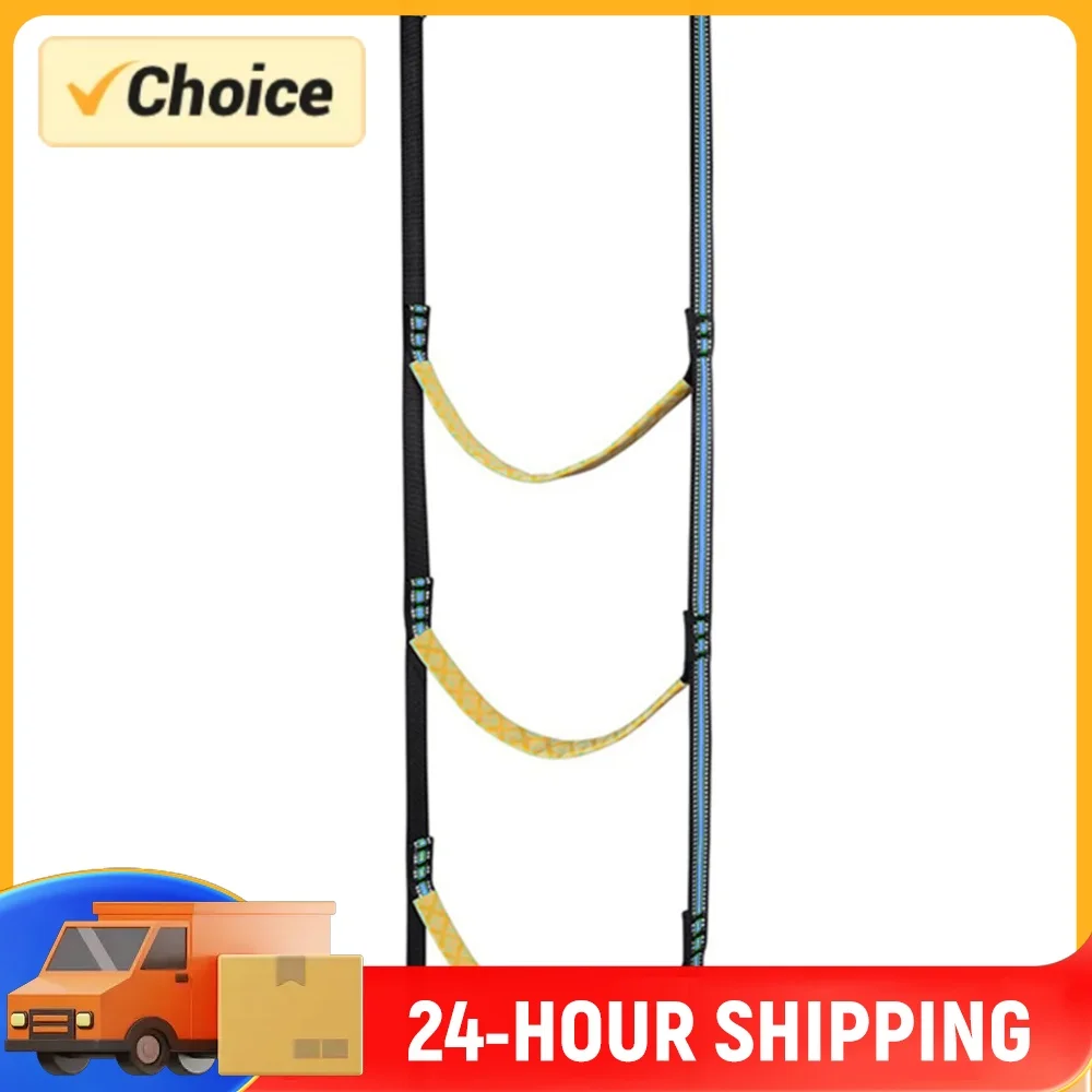 Inflatable Boat Ladder Hanging Boat Boarding Ladder Portable Folding Rope Safety Ladder for Kayaking Canoeing Rafting