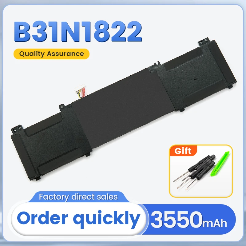 B31N1822 Laptop Battery For ASUS ZenBook Flip 14 Serie UM462 Flip 14 UM462DA UM462DA-AI012T B31Bi2H High Quality 11.52V 42Wh