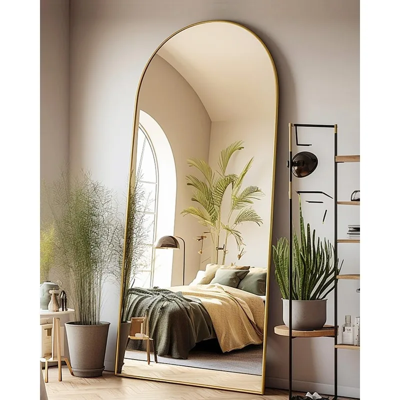 Floor Mirror, Oversized Full Length , Arched , Large Standing , Wall Mounted, FreeStanding, 68