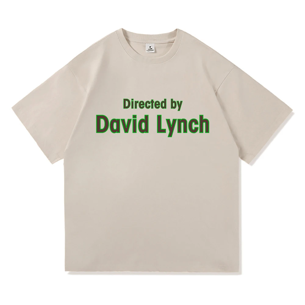 David Lynch 1946-2025 T Shirt Fashion Men Clothing Harajuku Unisex High Quality Cotton Tops Graphic T Shirts for Lover Gifts